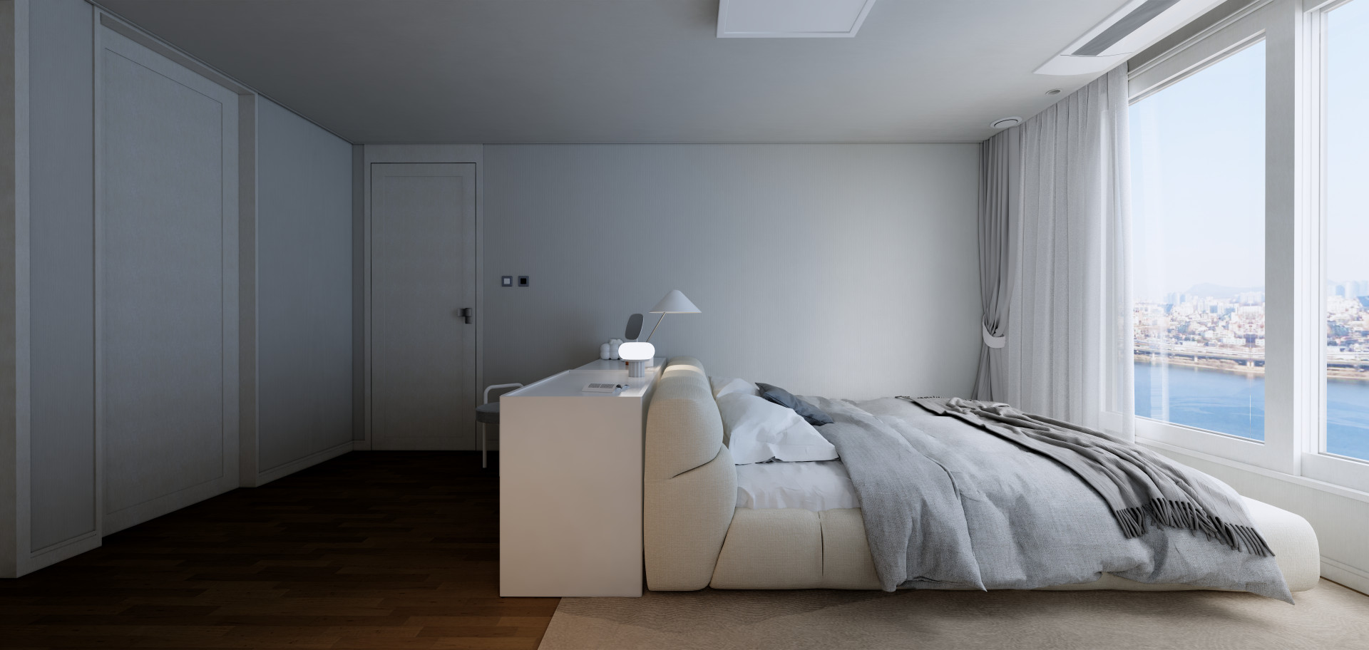 서울 서초구 아크로리버뷰아파트 침실 3D인테리어1