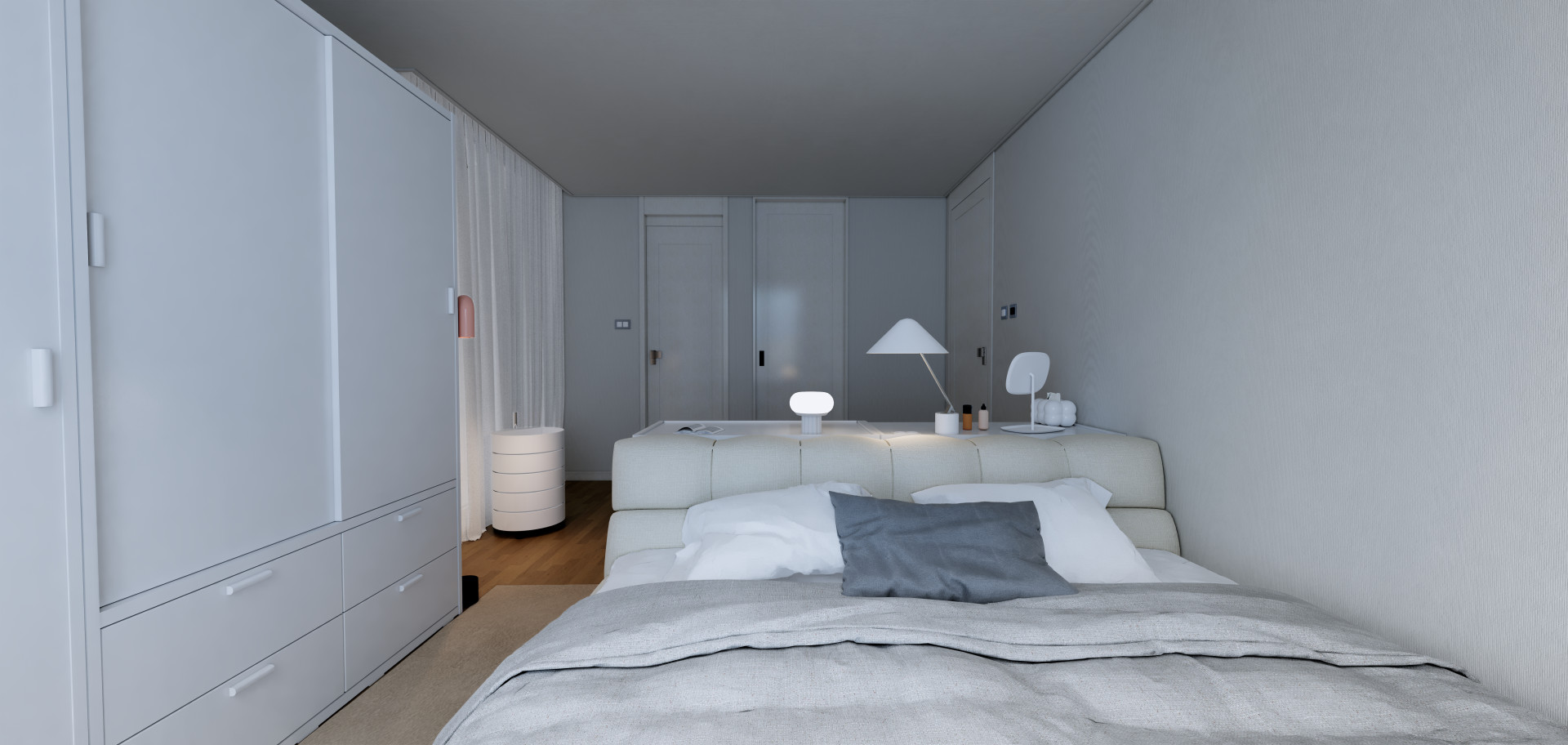 서울 서초구 아크로리버뷰아파트 침실 3D인테리어2