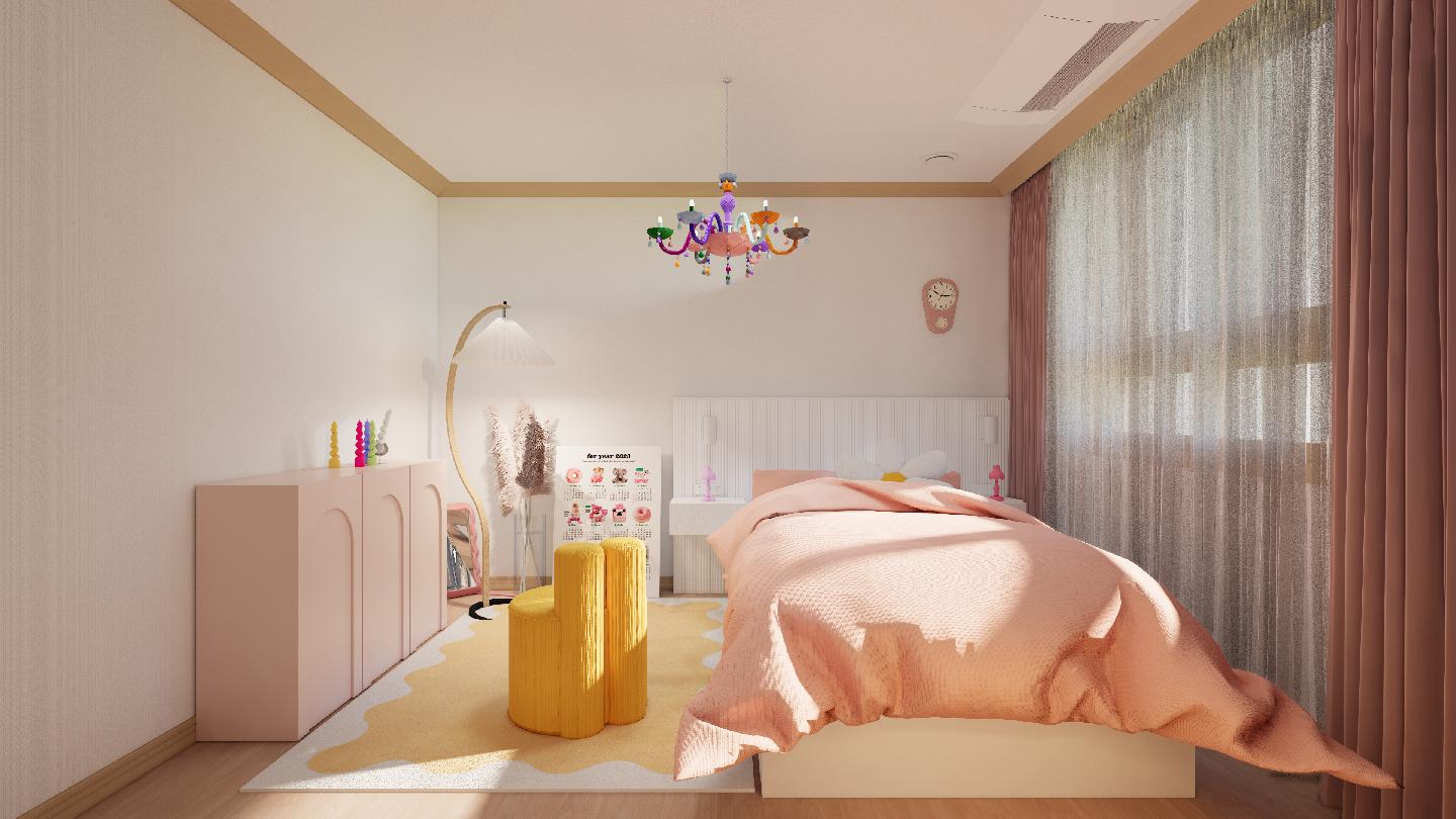 공간3: 다채로운 파스텔톤의 아늑한 공주님방